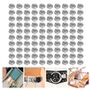 100 Set Round Head Stud 15mm Plated Alloy High Hardness
