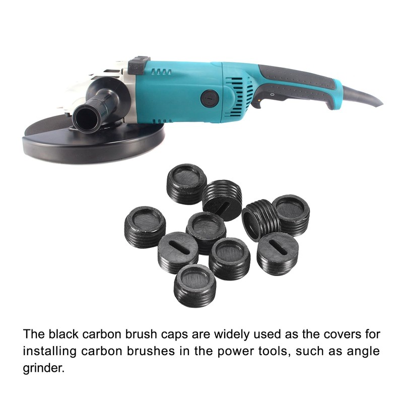 Rebower Carbon Brushes Holder Caps Plastic Cover Caps [for Motor