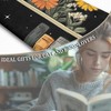 Cat Book Wearable Blanket with Hood, Cozy Reading Gifts for