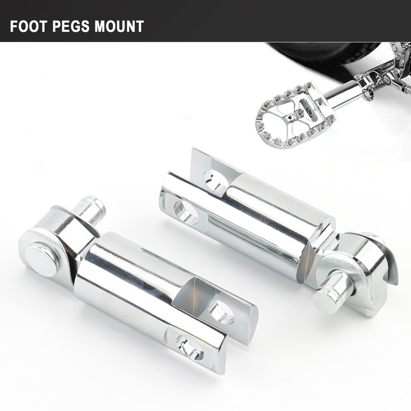Foot Pegs Extension 2-1/2" Stirrup Heel Rest Extender for Harley