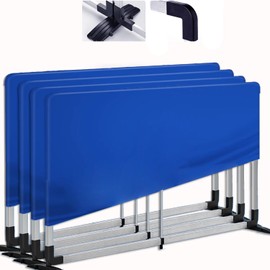 yuanclllp Table Tennis Baffle, Pickleball Court Barrier, Ping Pong Field Fence Surround Barrier Block for Table Tennis Pickleball Court Divider ([4PCS 56" Wx 30" H])