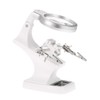 Zmart Multi-function Soldered Holder LED Magnifier 3 X 4.5 X Magnifying Glass