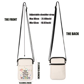 PXTIDY Bingo Lover Gift Funny Bingo Gifts What Happens At Bingo Stays At Bingo Lucky Crossbody Bag Bingo Player Gifts