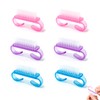 6Pcs Ergonomic Handle Nail Cleaning Brush Comfortable Plastic Handle Scrubbing