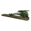 Medieval Celtic Green Dragon Roaring Incense Burner Holder Decorative Figurine