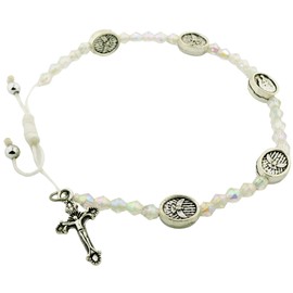 Holy Spirit Devotional Bracelet, Ideal Accessory for Those Seeking Spiritual Guidance, Catholic Gifts for Loved Ones, 7.5 Inches Adjustable