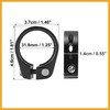 Partuto 31.8mm Aluminium Alloy Bicycle Seat Post Clamp Seat Post