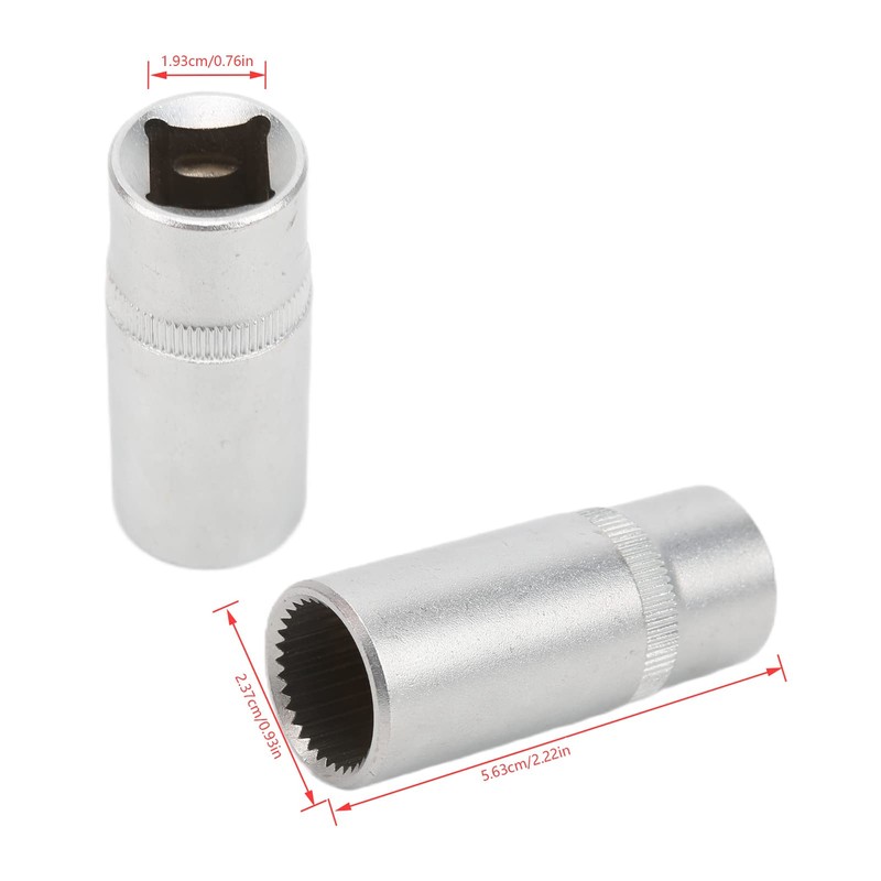 Diesel fuel Injection Pump Socket, Steel Alloy 1/2in Diesel Fuel