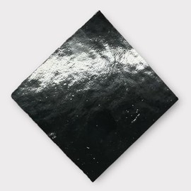 Black Opaque COE 96 System 96 Fusible Glass Sheet (2)