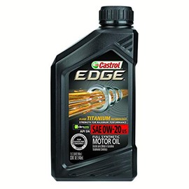 Castrol 15D3BF - Edge Fluid Titanium SAE 0W-20 Dexos1 Gen2 Full Synthetic Motor Oil, 1 Quart