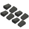 LQS Kitchen Sink Rack Feet 8 Pack, Black Rubber Feet