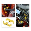 X AUTOHAUX 5pcs AN10 Hose Separator Clamp Fuel Line Connector