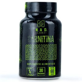 MAD LABZ - Carnitina  60 Cápsulas  500mg  Sin Sabor                                                                                                   