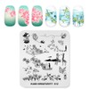 Alexnailart Nail Art Stamping Plate Chinese Style Summer Template Image