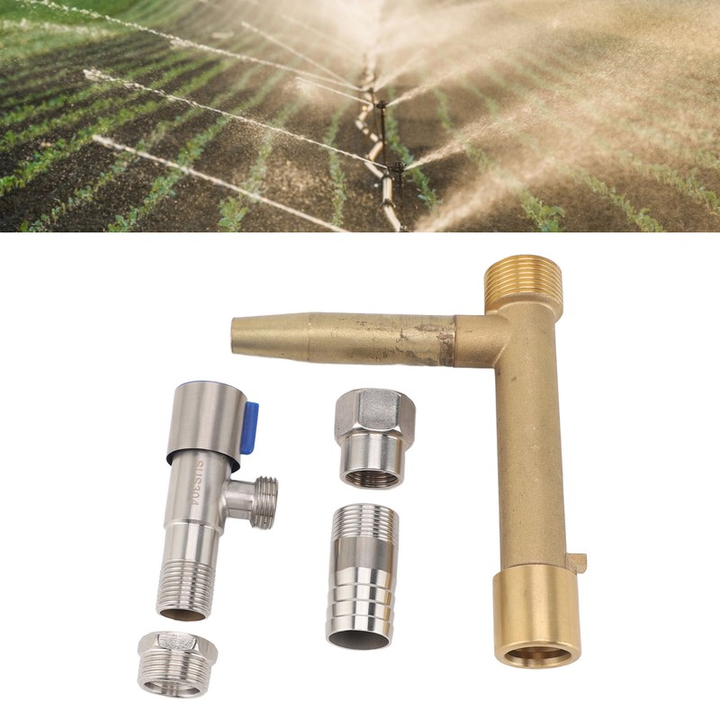 Water Intake Valve Key G1 Thread Brass Stainless Steel Quick
