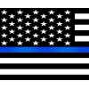 Own THIN BLUE LINE POLICE SUPPORT AMERICAN FLAG PICKUP TRUCK