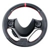 Carkooler DIY Stitching Carbon Fiber Steering Wheel Cover for Honda