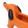 Dachshund Succulent Pot Adorable Efficient Drainage Versatile Lightweight Resin Dog