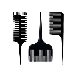3pcs Professional Styling Kamm Set Afro Haarkamm Metall Lockenkamm Breiter Zahnkamm Lockiges Haarprodukt Retro Breitzahn Kamm Haar Kamm Styling Männer Detangler Haarbürste Haarpflege Langlebig