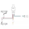 Nilight 12ft LED Light Bar Wiring Harness Kit 12V Fuse