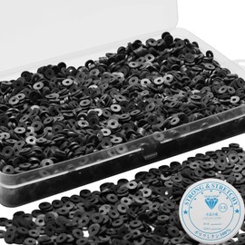 4000 piezas de cuentas de arcilla para hacer pulseras, kit de cuentas espaciadoras planas de polímero para joyería, kit de manualidades para collares y pendientes, conjunto de assortiments de cuentas