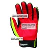 MCR Safety PD2901M Predator Textured PU Coated Synthetic Leather Palm,