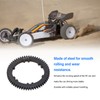 RC Gearbox Gear Black Smooth Rolling Increase Speed 57T Steel