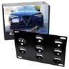 iJDMTOY No Drill Front Bumper Tow Hook License Plate Mounting