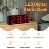 CHKOSDA Digital Alarm Clock, Led Clock with 2" Digital, 7