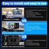Portable Wireless Apple CarPlay and Android Auto Car Radio Stereo,