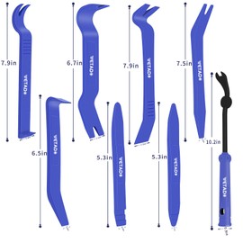 Trim Removal Tool, Wetado Car Upholstery Repair Kit, Car Door Audio Panel Trim Removal Set, Fastener Terminal Remover Tool Set Clips Pry Kit Auto Clip Pliers 8PCS Door Clip Panel Trim Removal Tool Kit