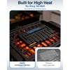 Grease Gate Blocker for Blackstone Griddle, Mesh Screen for Blocking