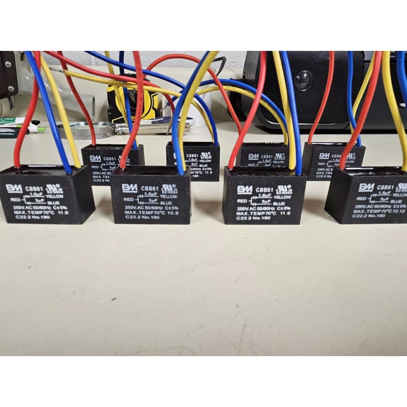 Hunter Ceiling Fan Capacitor Three Wire Red + Yellow At