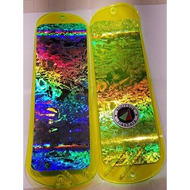 11" Fishing Flasher - GRB Silver Aurora