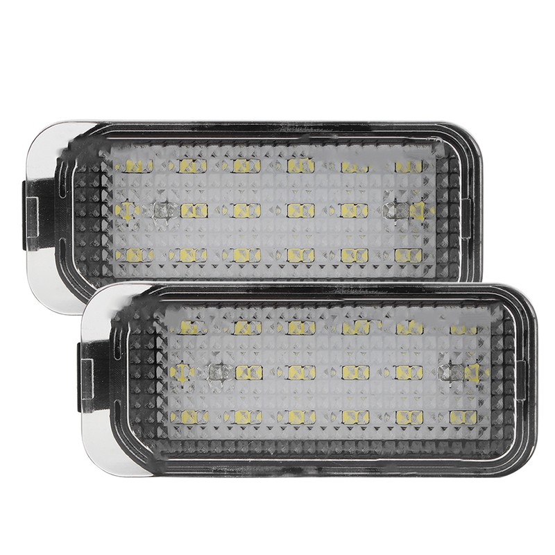 1 Pair DC12V 3200K 18 LEDs Number Plate License Panel