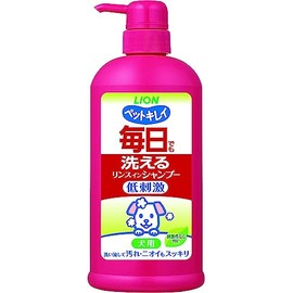 Lion Pet Kirei Every Day Washable Rinse-in Shampoo for Dogs Pump 550ml LIONPET