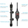 YukiHalu Small Submersible Aquarium Heater, Adjustable Mini Fish Tank Heater