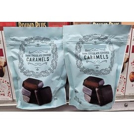 Trader Joe Dark Chocolate Covered Caramels 10oz 284g (2 Bags)