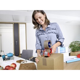 Tesa PP packing tape, brown, 04195-00001-04