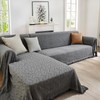 HOMERILLA Sectional Couch Covers 2 Pieces L Shaped Sofa Cover