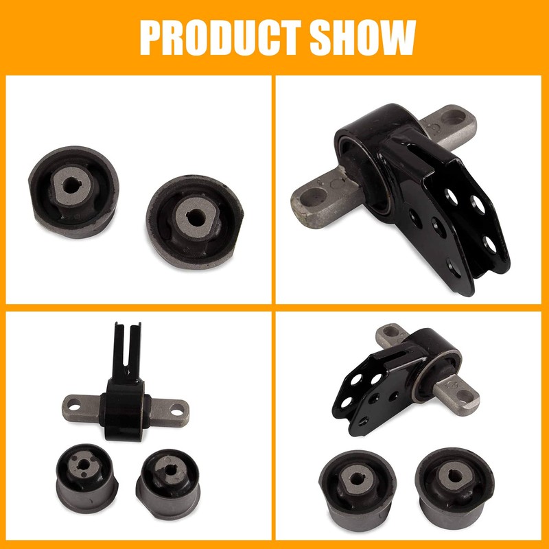 Front Differential Mount with Bushing Bracket Compatible with 2005 2006