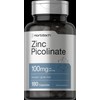 Horbäach Zinc Picolinate 100mg | 180 Capsules | High Potency,