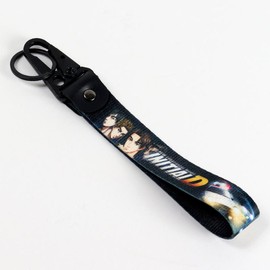 FUJIWARA Tofu Lanyard Neck Keychain - Initial D Anime Keychain for Car Enthusiasts - Color: Style#3