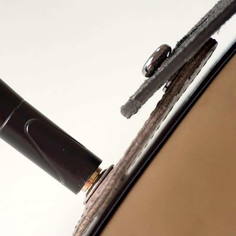 RightOn! STRAPS Guitar Strap, STRAP LINK ENDPIN JACK, Black