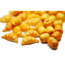 AIICraft 20 Mix Sausage Rolls Croissant Bakery Garden Display Minimal Decoration