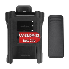 BAOFENG DM32/UV32 Radio Holster, Walkie Talkie Belt Holder Case UV-32 Belt Holder For DM32 UV32 Walkie Talkie Holder Duty Belt Accessories Portable Travel Camping Storage