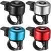 4 Pieces Bike Bells, Bicycle Bells for Mountain Bike Handlebars