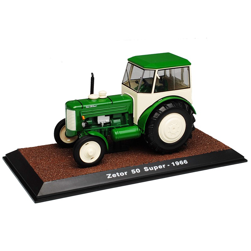 Zetor 50 Super 1966 Tractor Green Beige 1/32 Atlas Model