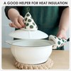 3 Piece Pot Lid Handles with Thermometer, Universal Replacement Handle,