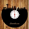 bigcopy e.K. Leverkusen Skyline Wall Clock with Dial High-Quality Acrylic